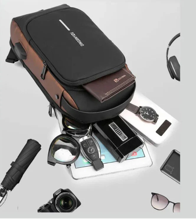 Bolso Antirrobo Impermeable Con Usb✔🔥