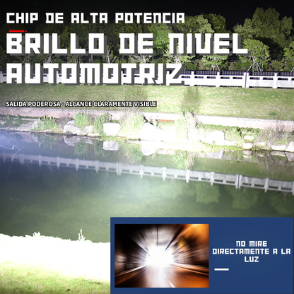 MEGA LINTERNA LED RECARGABLE🔥