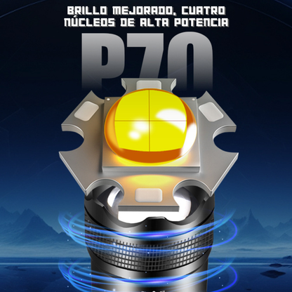 MEGA LINTERNA LED RECARGABLE🔥