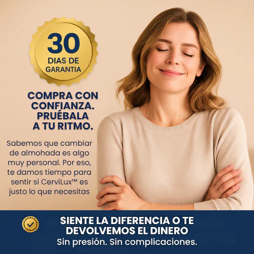 PAGA 1 y LLEVASE 4 - Almohada CerviLux™ - Redescubre el placer de despertar sin dolores